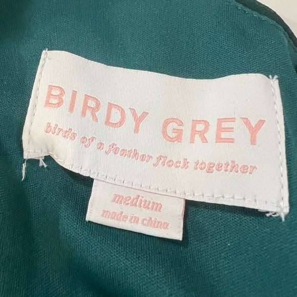 Birdy Grey Devin Convertible Dress‎ Chiffon Emerald Size Medium NWT - Picture 5 of 10